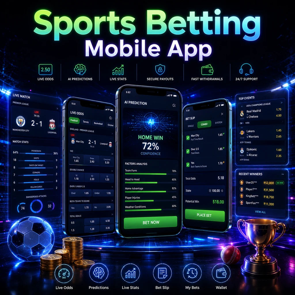Sports betting app development services